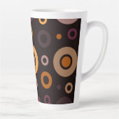 Geometrisch gemiddelde moderne Herfst Latte Mok (Rechts)