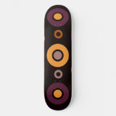 Geometrisch gemiddelde moderne Herfst Skateboard (Voorkant)