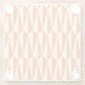 Geometrisch gemiddelde, schoppen van sinaasappel glazen onderzetter (Achterkant)