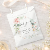 Geometrisch Goud Groen Foliage Dank u Bruiloft Bedankzakje (Geknipt)