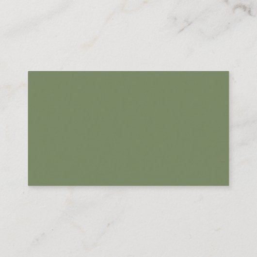 Geometrisch goud groen herfst bruiloft website informatiekaartje (Achterkant)