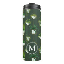 Geometrisch hangend kamerplantpatroon