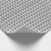 Geometrisch hangend patroon cadeaupapier (Hoek)