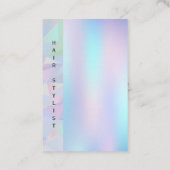 geometrisch holografisch | QR-code Visitekaartje (Achterkant)