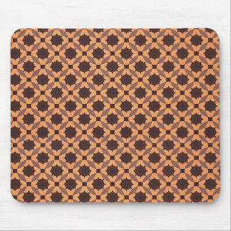 Geometrisch Houten Tegelmotief Muismat