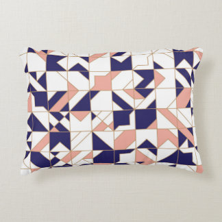 Geometrisch ingewikkeld, modern, naadloos onderde accent kussen