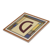 Geometrisch Initiaal G Tegeltje (Zijkant)