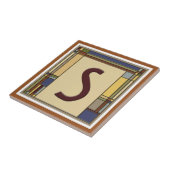 Geometrisch Initiaal S Tegeltje (Zijkant)