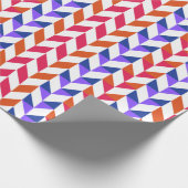 Geometrisch kerstinpakpapier cadeaupapier (Hoek)