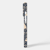 geometrisch kerstpatroon Case-Mate iPhone case (Achterkant / Links)