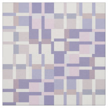 Geometrisch kleurenblokpatroon - Paarse en Latte