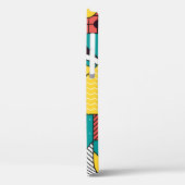 Geometrisch kleurrijk: abstract patroon. Case-Mate iPhone case (Achterkant / Links)