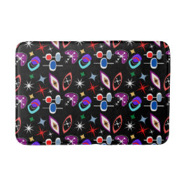 Geometrisch kleurrijk patroon badmat