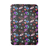 Geometrisch kleurrijk patroon badmat (Voorkant Verticaal)