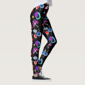 Geometrisch kleurrijk patroon leggings (Rechts)