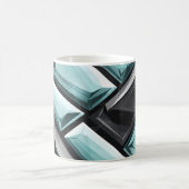 Geometrisch kristalontwerp koffiemok (Center)