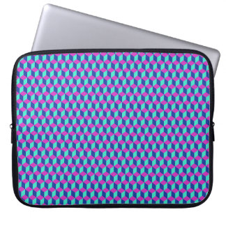 Geometrisch Kubuspatroon Laptop Sleeve