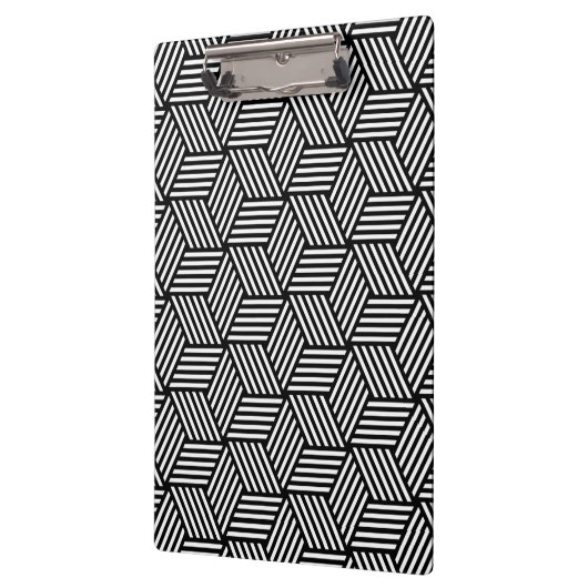Geometrisch kunstontwerp klembord (Links)