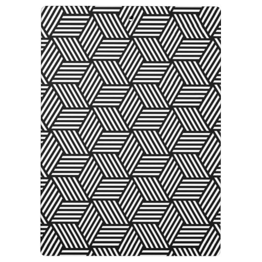 Geometrisch kunstontwerp klembord (Achterkant)