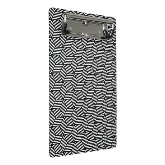 Geometrisch kunstontwerp mini klembord (Schuin)