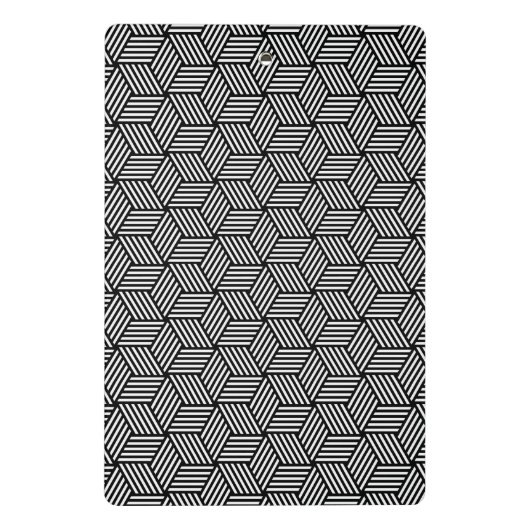 Geometrisch kunstontwerp mini klembord (Achterkant)