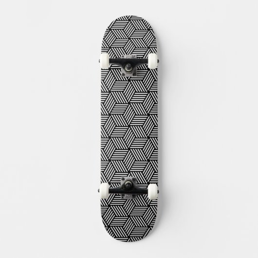 Geometrisch kunstontwerp skateboard (Voorkant)