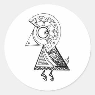 Geometrisch kunstwerk 22 Sticker