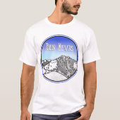Geometrisch landschap Ben Nevis T-shirt (Voorkant)