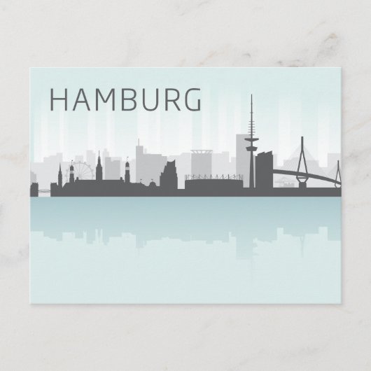 Geometrisch landschap | Hamburg, Duitsland Briefkaart (Voorkant)