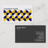 Geometrisch lang horizontaal v011 visitekaartje (Voorkant / Achterkant)