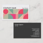 Geometrisch lang horizontaal v04 visitekaartje (Voorkant / Achterkant)