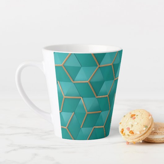 geometrisch latte mok (In situ)