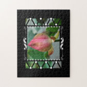 Geometrisch Lotus Flower Floral Legpuzzel (Verticaal)