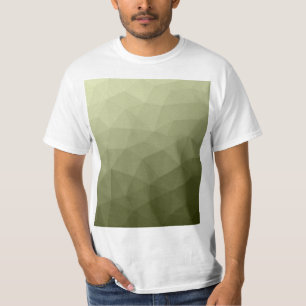 Geometrisch maaspatroon van de lichte groene gradi t-shirt