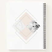 Geometrisch marmerontwerp notitieboek (Achterkant)