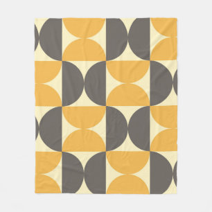 Geometrisch, midden-eeuw modern stijlpatroon. fleece deken