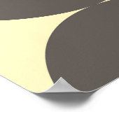 Geometrisch, midden-eeuw modern stijlpatroon. poster (Hoek)