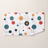 Geometrisch middenpatroon bad handdoek (Handdoek)