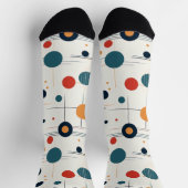 Geometrisch middenpatroon sokken (Top)