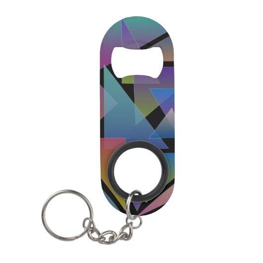 Geometrisch Mini Flessenopener (Voorkant)