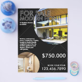 Geometrisch minimalistisch onroerend goed Flyer (Enkel)