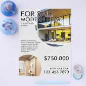 Geometrisch minimalistisch onroerend goed Flyer (Enkel)