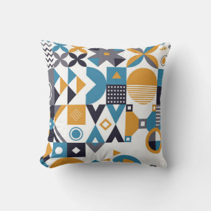 Geometrisch minimumpatroon. Abstract ontwerp Kussen