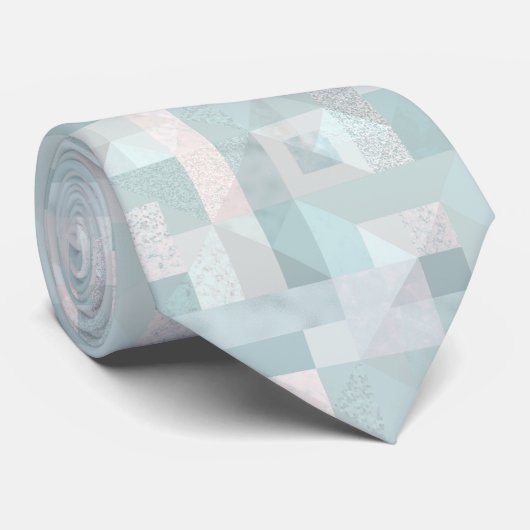 Geometrisch modellenontwerp stropdas (Opgerold)