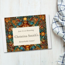 Geometrisch Mozaïek Glas in lood Pensioen Partij