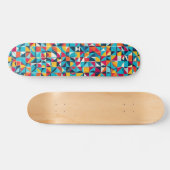 Geometrisch mozaïek patroon skateboard (Horizontaal)