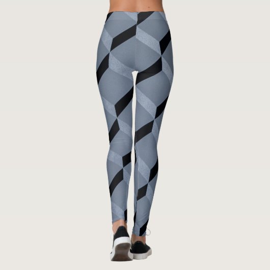 Geometrisch mozaïekontwerp leggings (Achterkant)