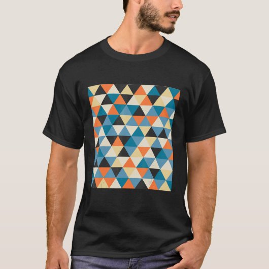 geometrisch mozaïekpatroon poster ingesteld op mod t-shirt (Voorkant)