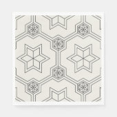 Geometrisch naaamless Pattern Napkins Servet (Voorkant)