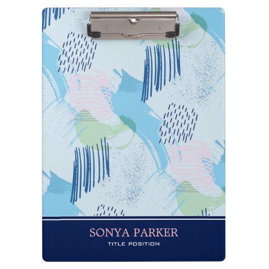 Geometrisch naadloos patroon klembord (Voorkant)